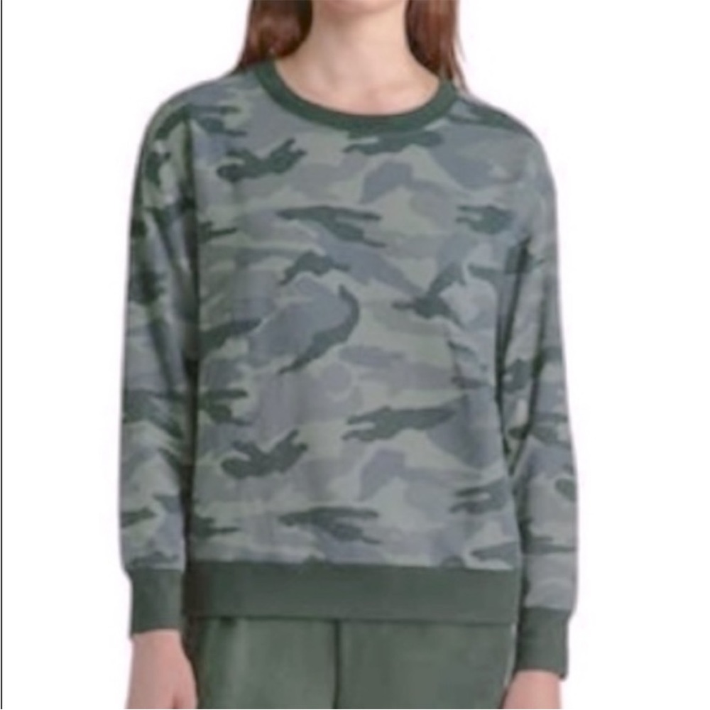 Splendid Camo Sweatshirt - size Large